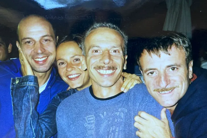 Aldo Baglio, Sophie Chiarello, Giovanni Storti e Giacomo Poretti