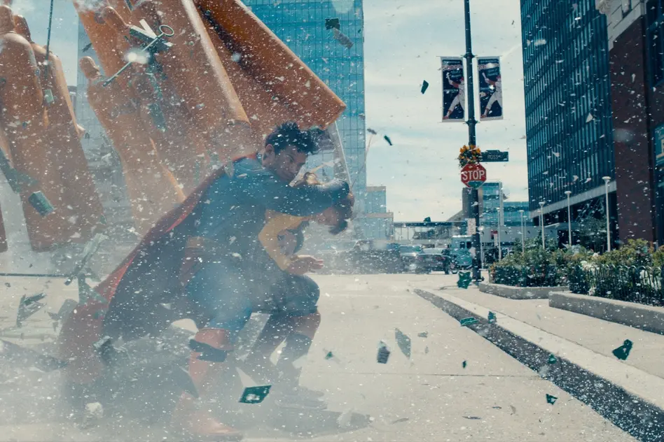 DAVID CORENSWET as Superman in \\u201CSUPERMAN,\\u201D a Warner Bros. Pictures release. , Courtesy of Warner Bros. Pictures/\\u2122 & \\u00A9 DC Comics