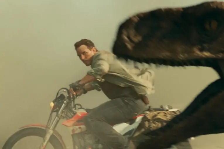 Chris Pratt as Owen Grady in JURASSIC WORLD DOMINION - \\u00A9 2022 Universal Studios and Amblin Entertainment. All Rights Reserved