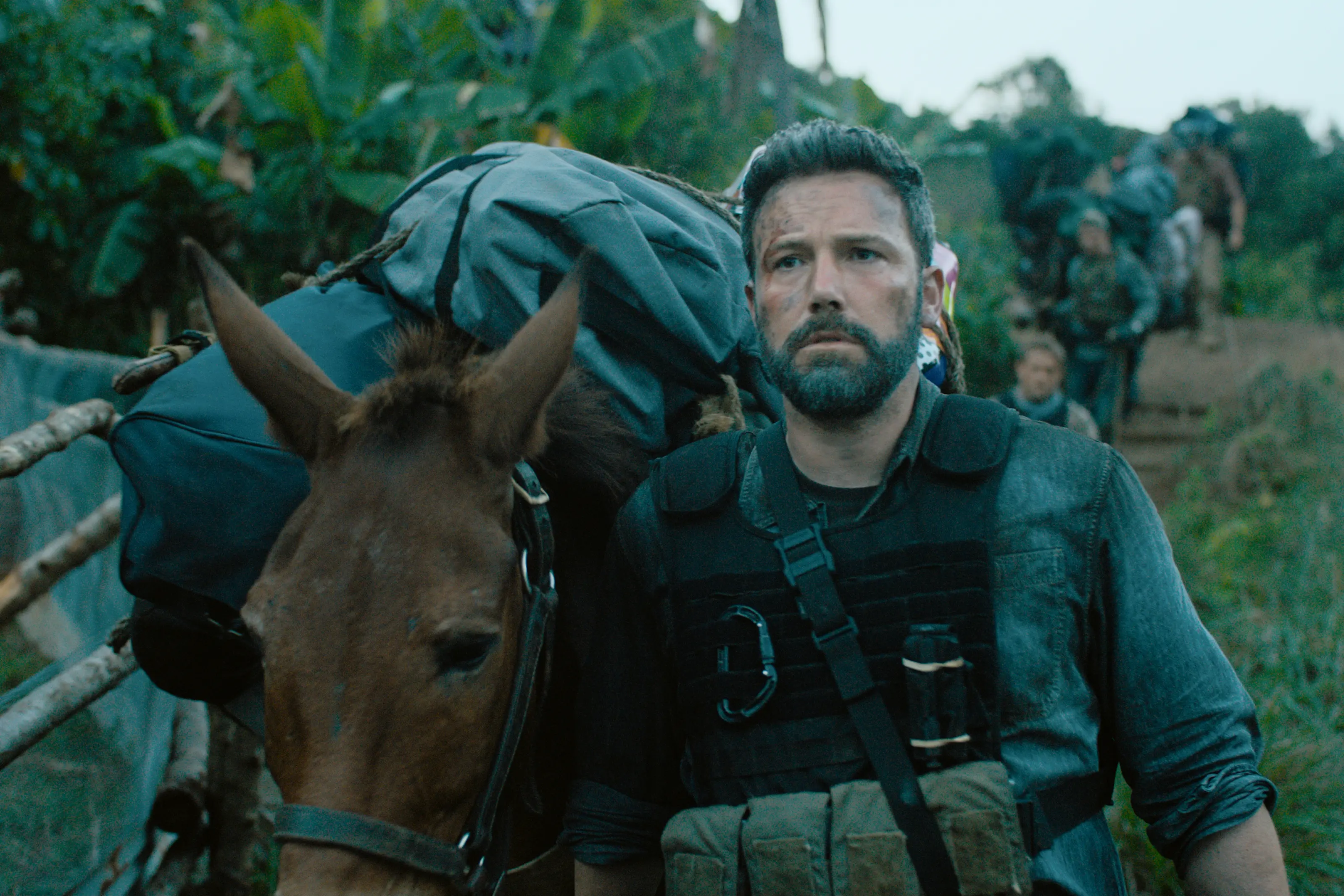 TRIPLE FRONTIER (2019) - pictured Ben Affleck (\"Redfly\")Photo Courtesy of Netflix