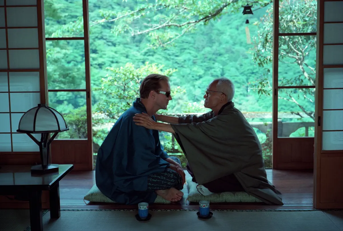 William Hurt and Ryu Chishu in Until the End of the World - Director's Cut by Wim Wenders © 1994 Road Movies – Argos Films Courtesy of Wim Wenders Stiftung – Argos Films