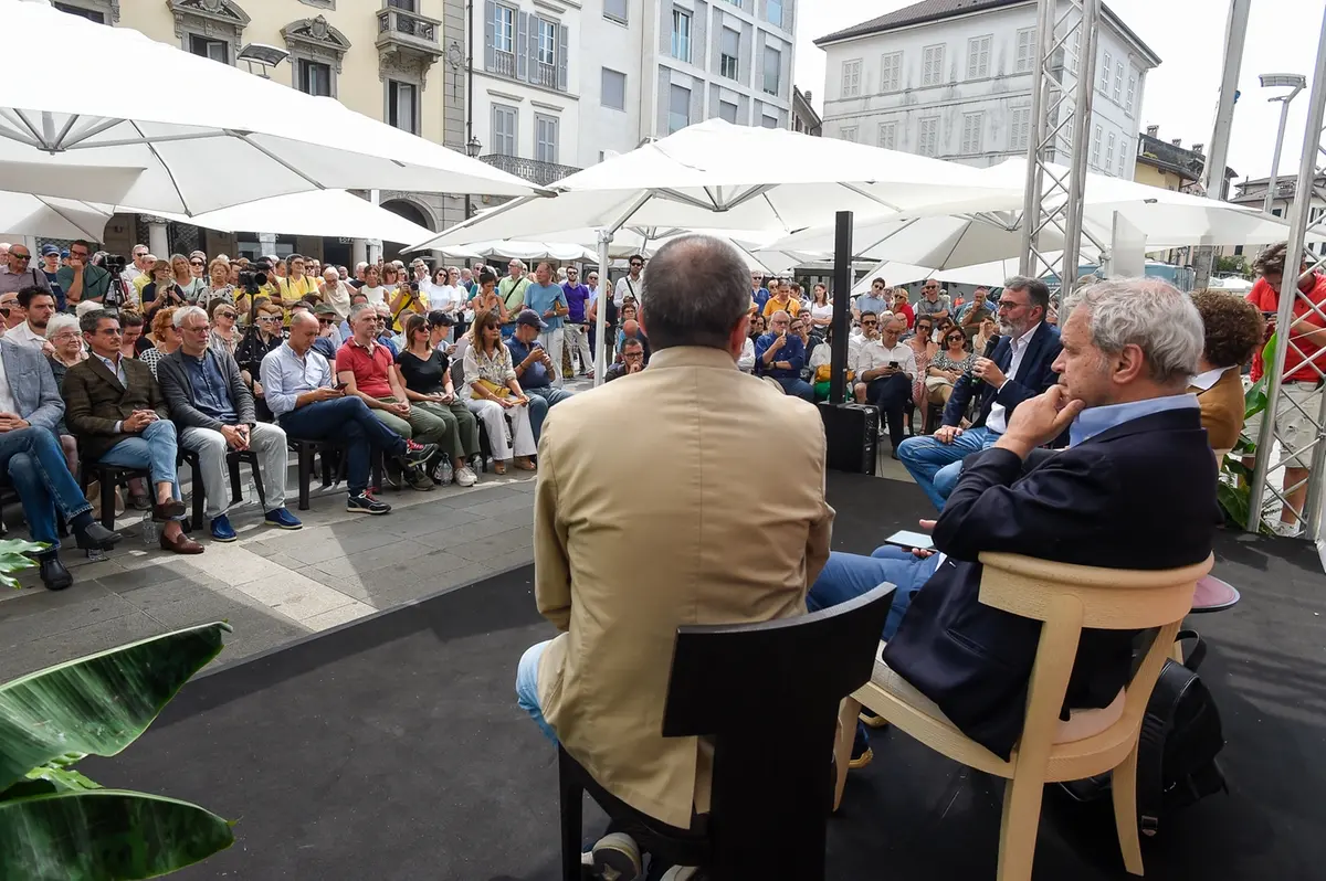 Un momento dell 'incontro. Foto Stefano Micozzi