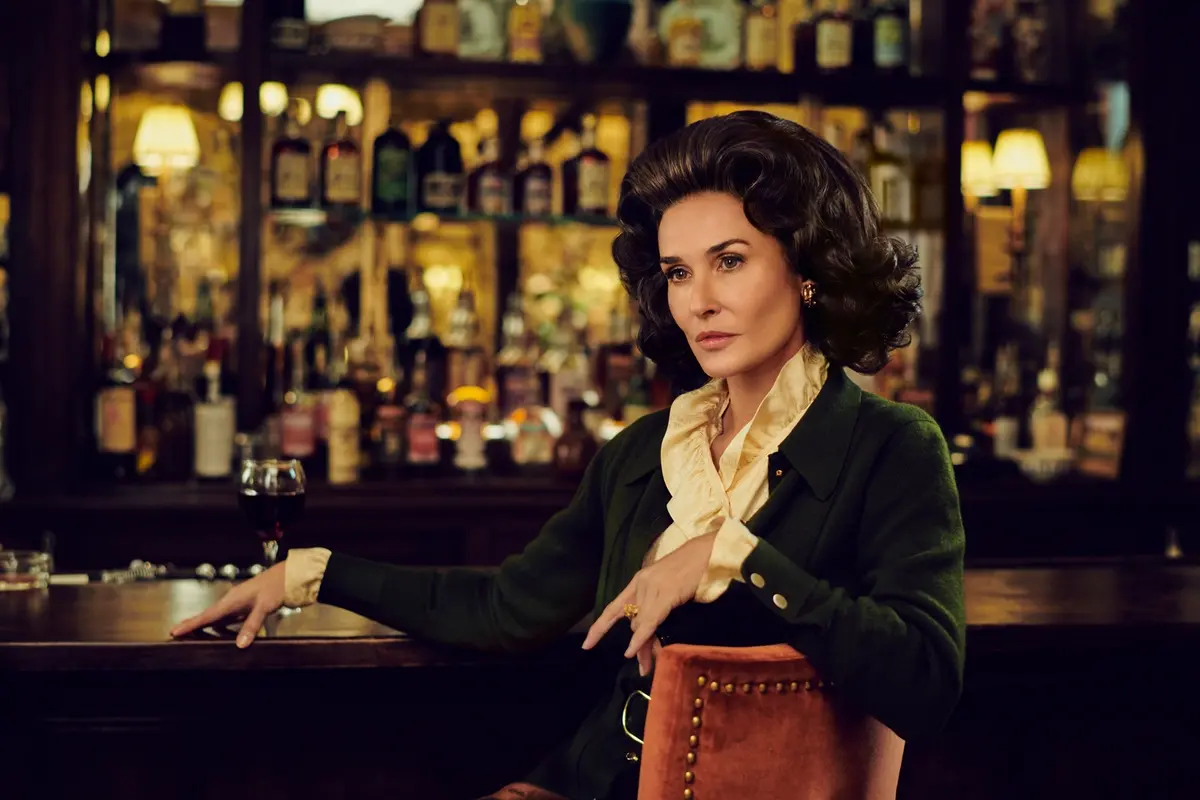 Demi Moore in Feud: Capote vs. The Swans