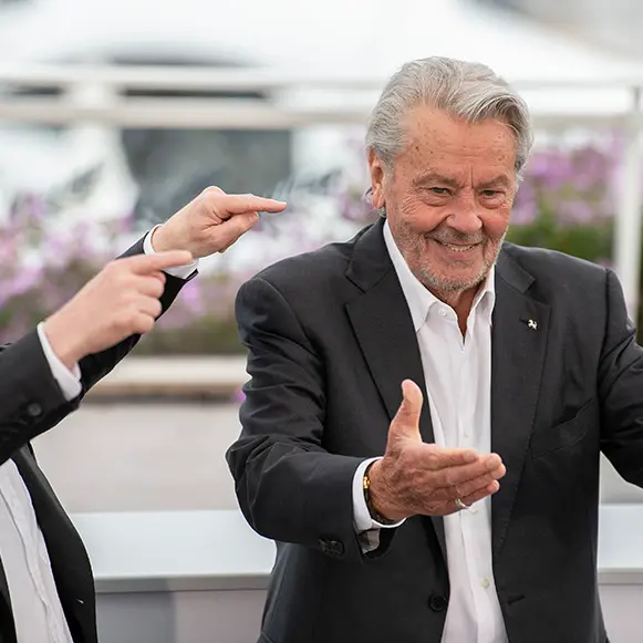 Photocall Alain Delon Palma D'Oro alla Carriera