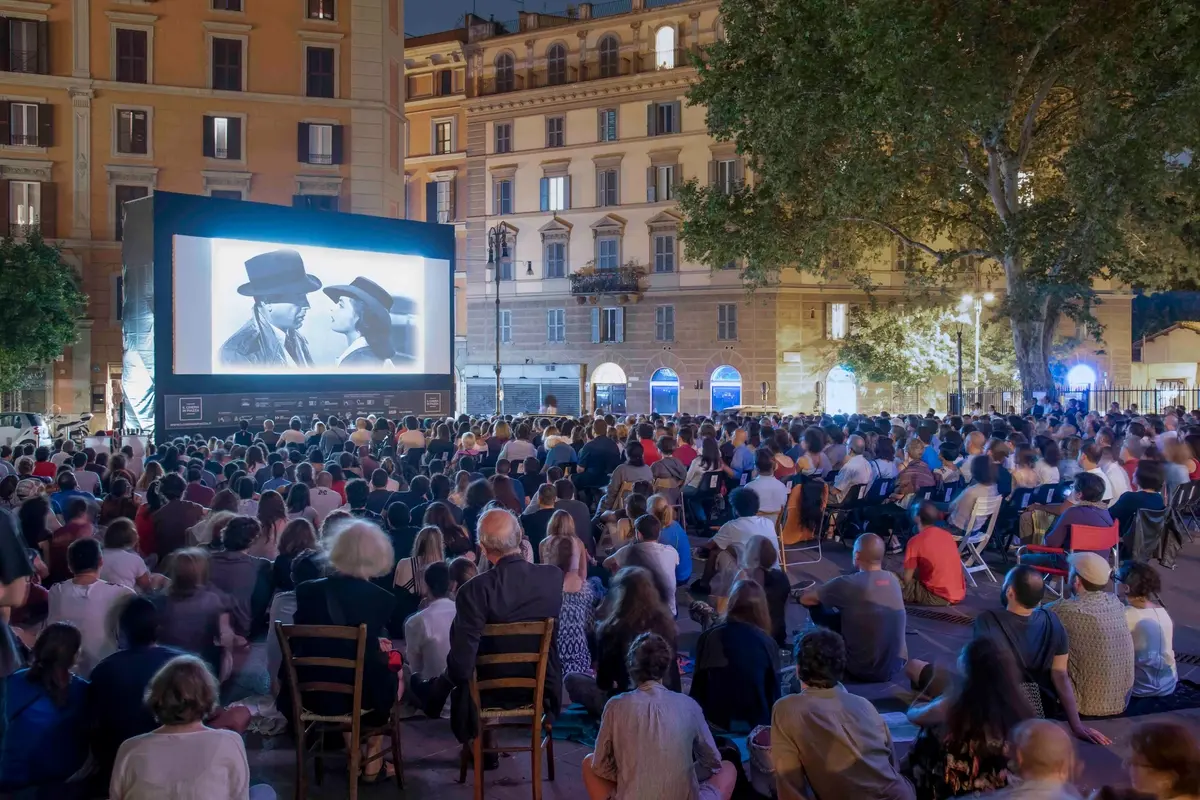 Cinema in Piazza a San Cosimato - Foto Andrea Littera