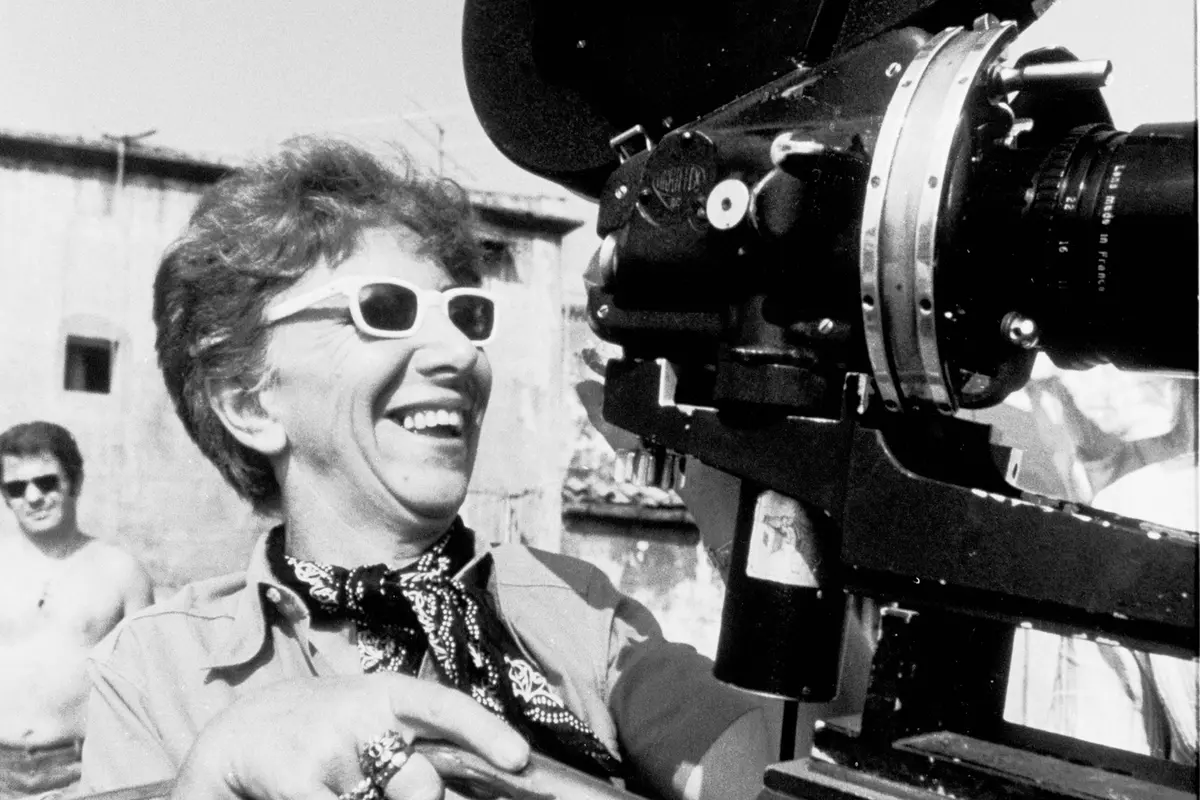 Lina Wertmuller sul set (Santi Visalli/Getty Images/Webphoto)