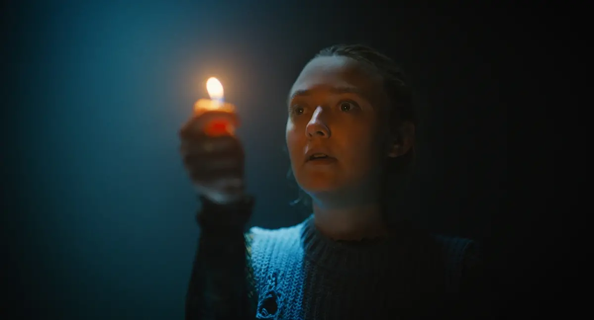 Dakota Fenning in The Watchers, © 2024 Warner Bros. Entertainment Inc. All Rights Reserved