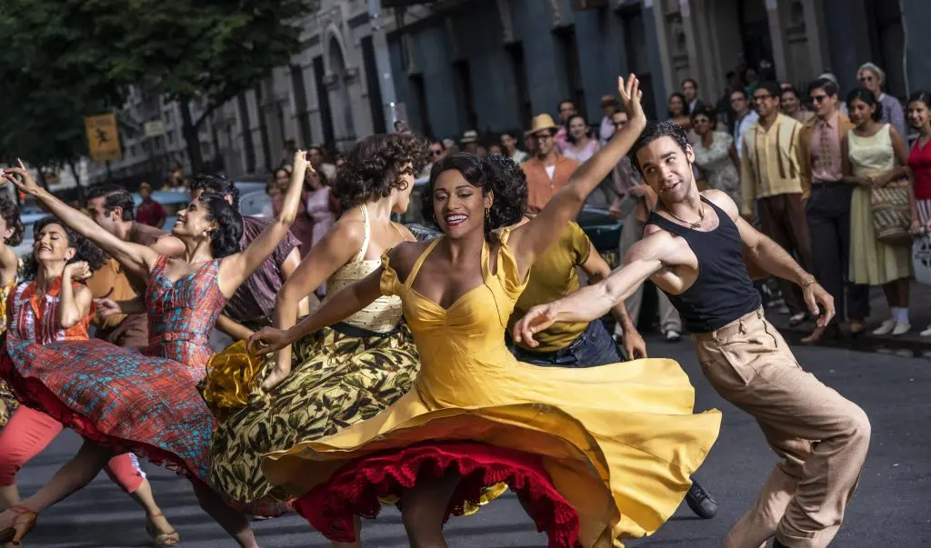 Ariana DeBose as Anita and David Alvarez as Bernardo in 20th Century Studios’ WEST SIDE STORY.