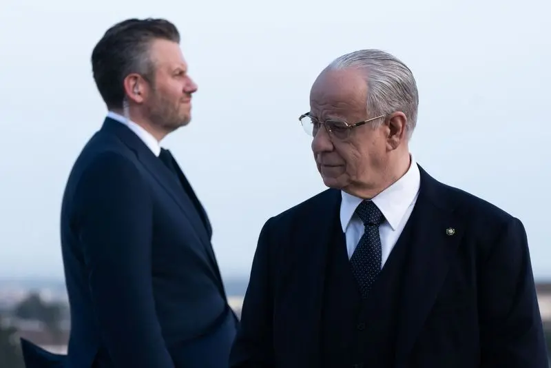 La Grazia - Orlando Cinque e Toni Servillo - foto © Andrea Pirrello