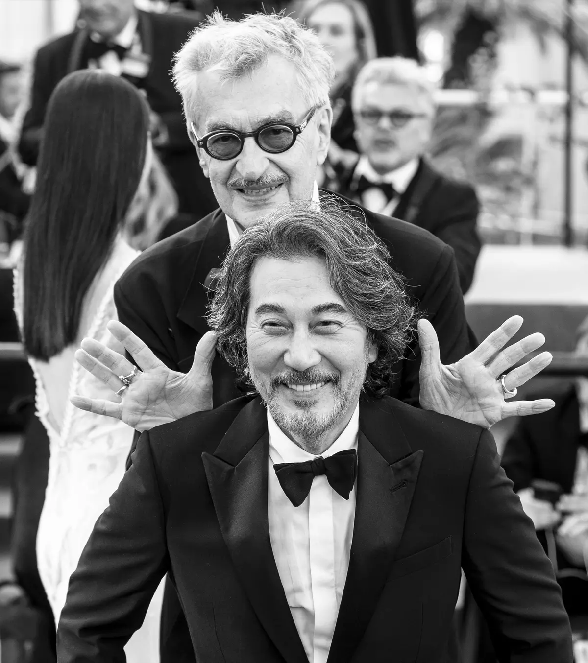 Wim Wenders e Kōji Yakusho (foto di Karen Di Paola)