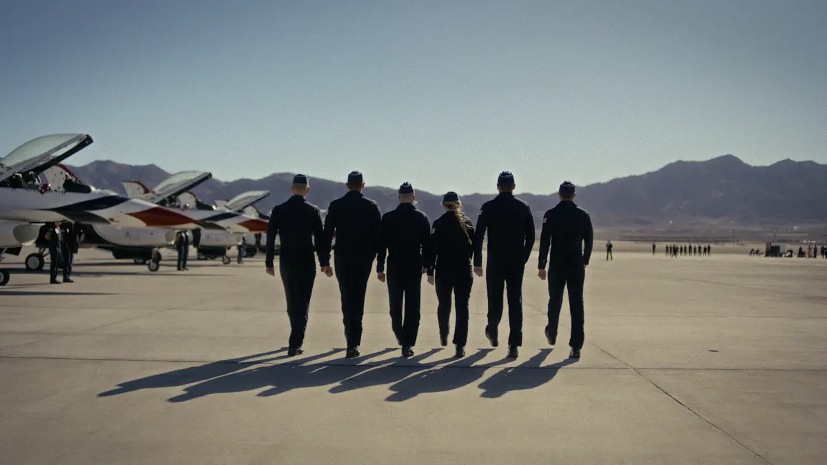 Air Force Elite: Thunderbirds. Cr. Courtesy of Netflix © 2025
