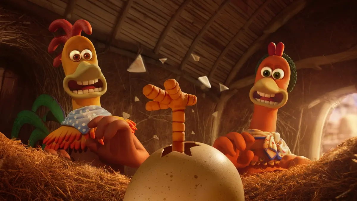 Galline in fuga: L'alba dei nugget. Cr: Aardman/NETFLIX © 2022