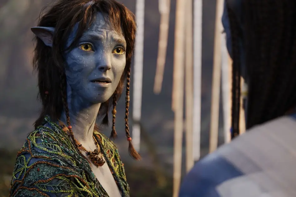 Kiri (Sigourney Weaver) in 20th Century Studios\\' AVATAR: FIRE AND ASH. Photo courtesy of 20th Century Studios. \\u00A9 2025 20th Century Studios. All Rights Reserved. , 20TH CENTURY STUDIOS