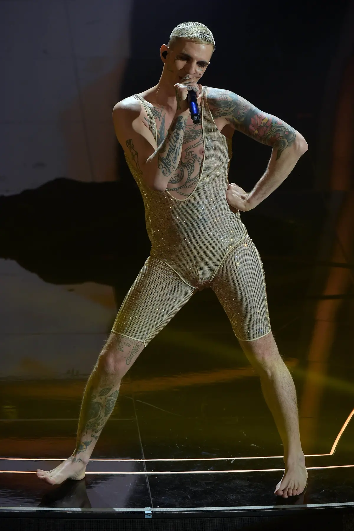 Achille Lauro a Sanremo 2020 (Webphoto)