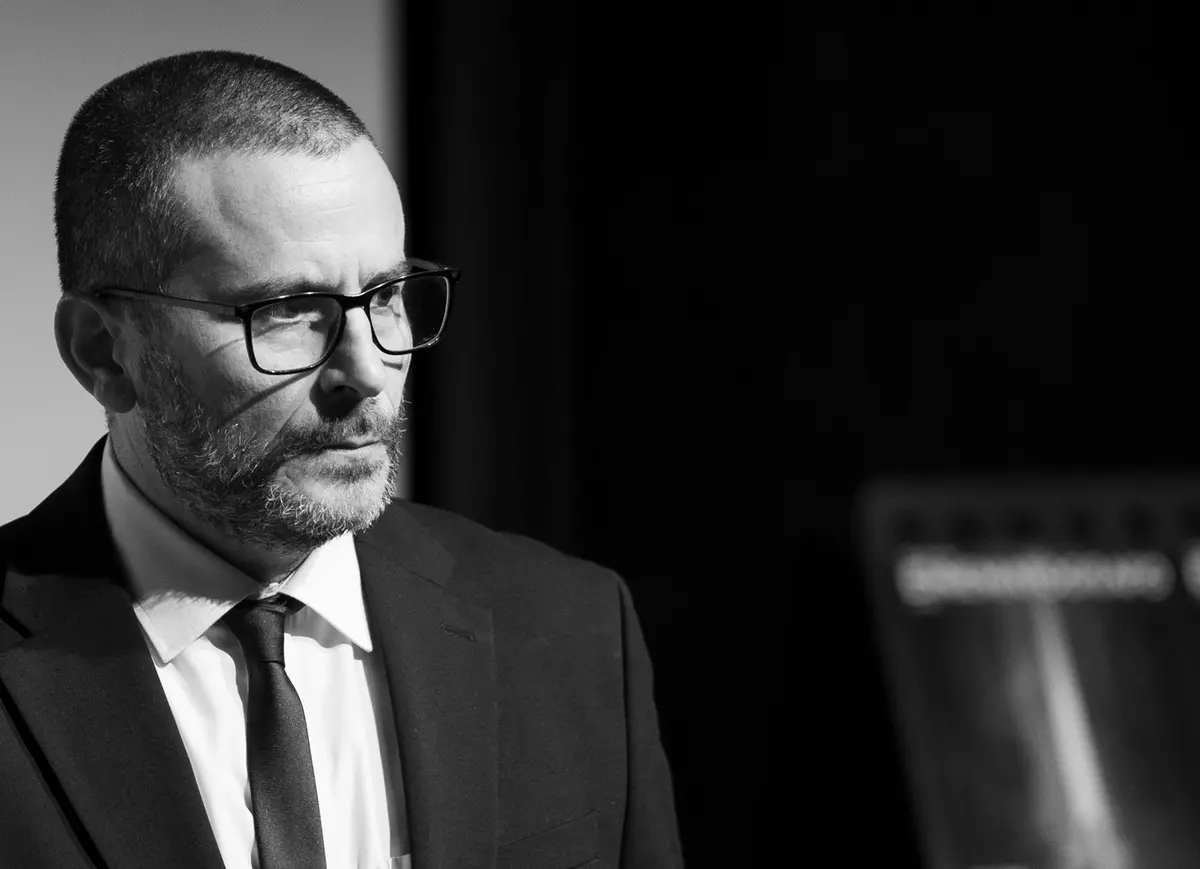 Valerio Sammarco, curatore dei Cinematografo Awards e conduttore della cerimonia di premiazione