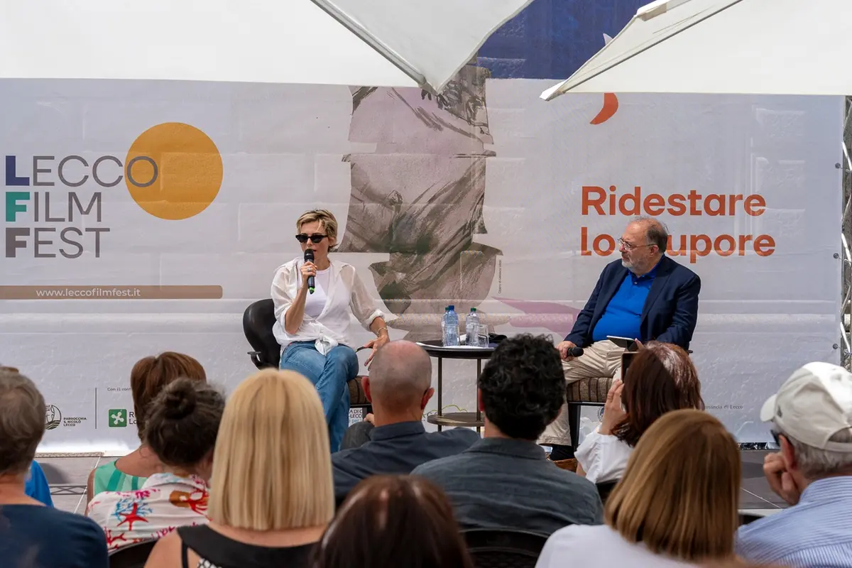 Francesca Fialdini e Massimo Bernardini (foto di Monica Fagioli)