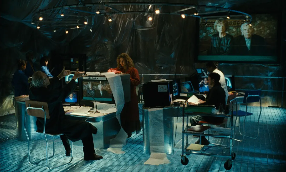 Max von Sydow and Solveig Dommartin in Until the End of the World - Director's Cut by Wim Wenders © 1994 Road Movies – Argos Films Courtesy of Wim Wenders Stiftung – Argos Films