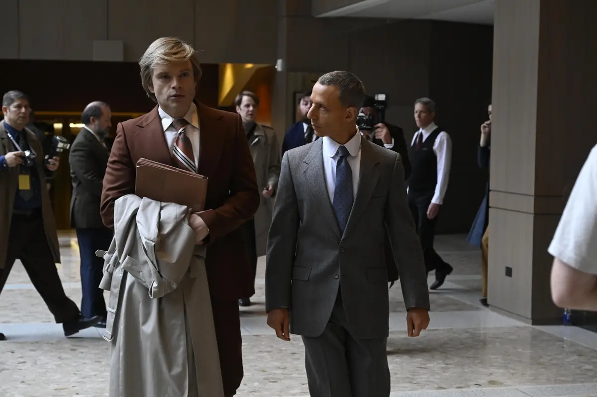 Sebastian Stan e Jeremy Strong in The Apprentice
