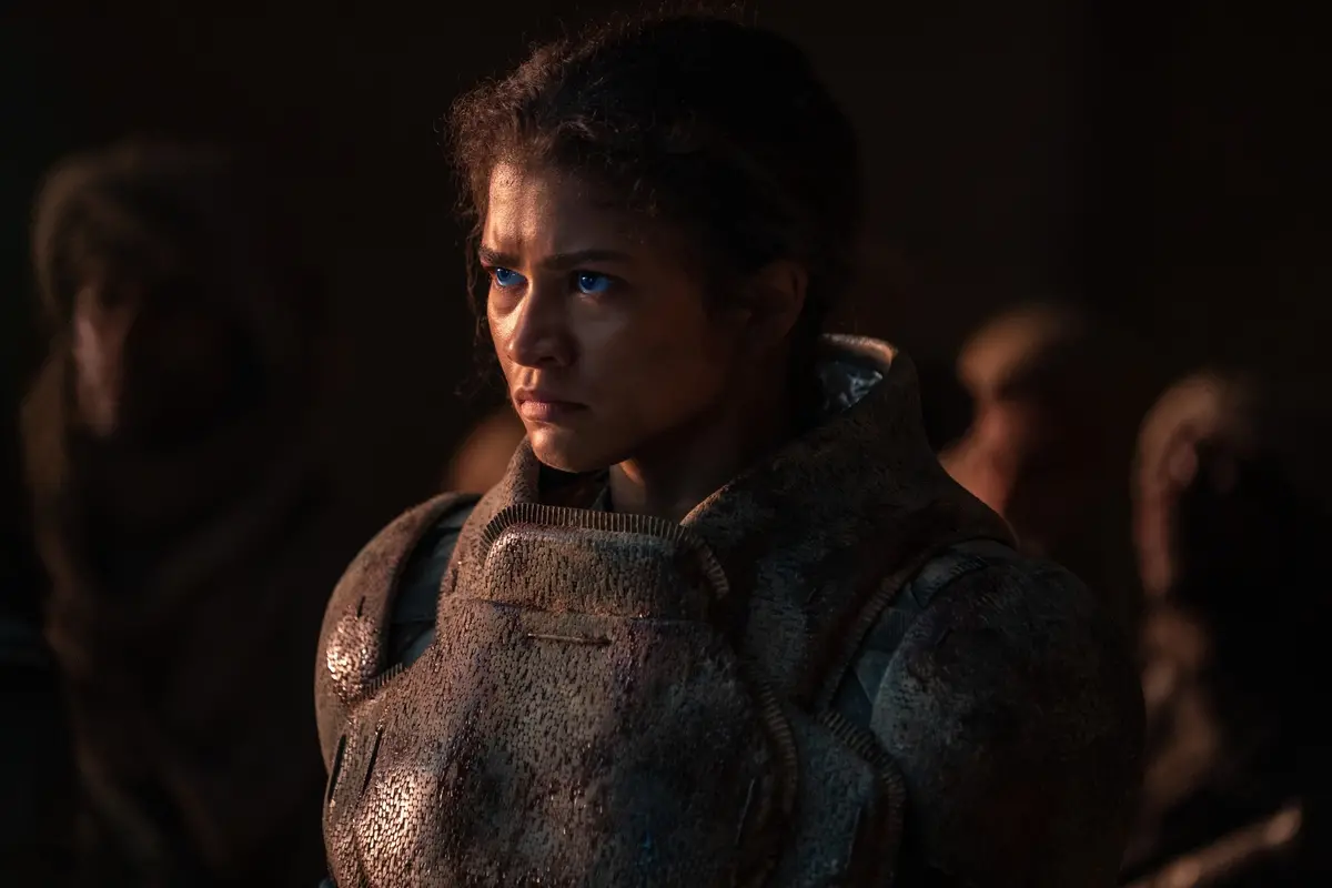 Zendaya in Dune - Parte Due / Foto Niko Tavernise \\u00A9 2024 Warner Bros. Entertainment Inc. All Rights Reserved