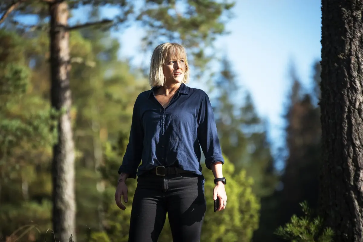 Ingrid Bolso Berdal as Ellen Gjelten in Harry Hole Cr. Courtesy of Netflix © 2024