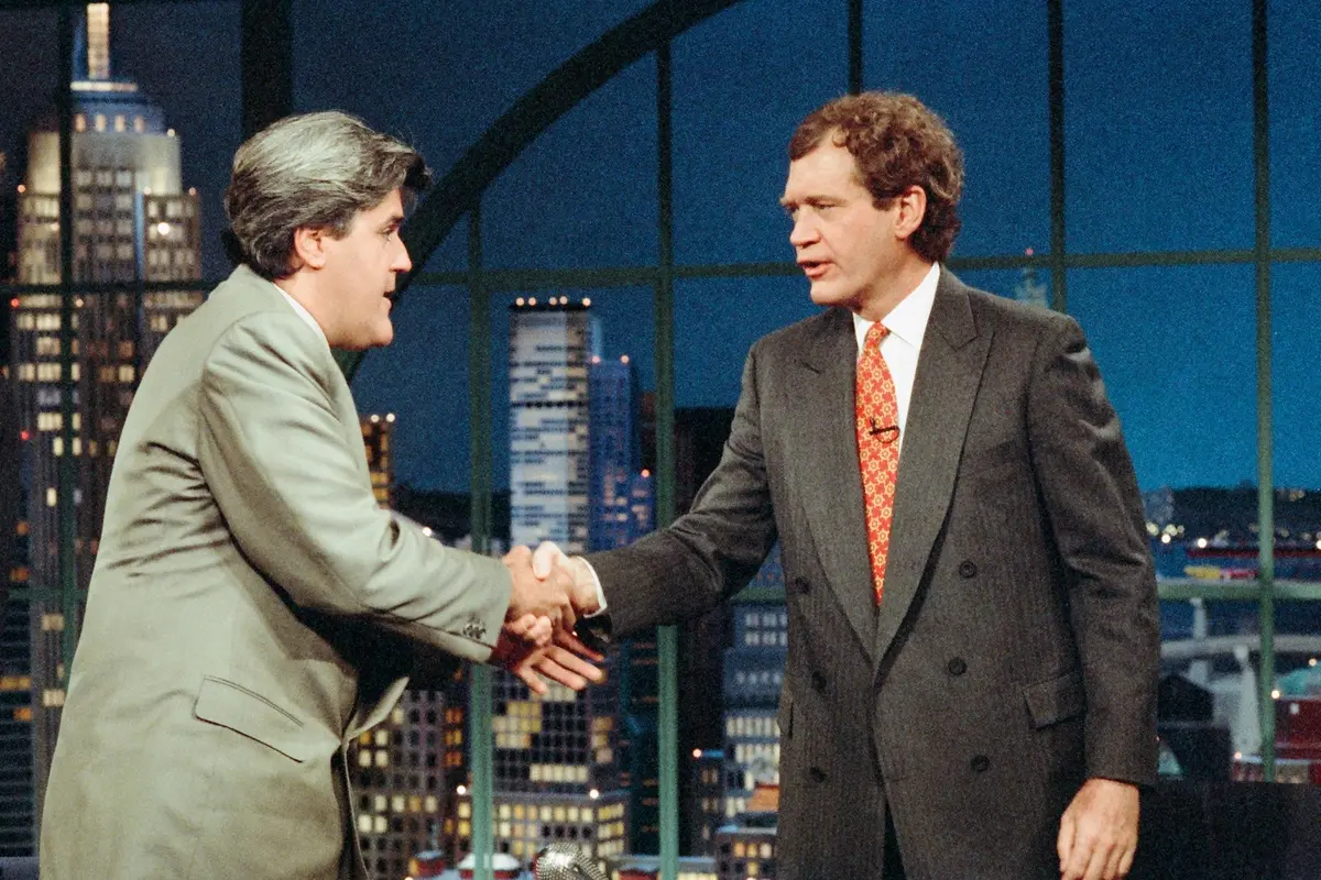 The Late Show with David Letterman - Jay Leno & David Letterman