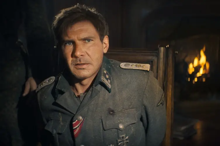 Harrison Ford ringiovanito in Indiana Jones e il Quadrante del Destino @2022 Lucasfilm Ltd. & TM.