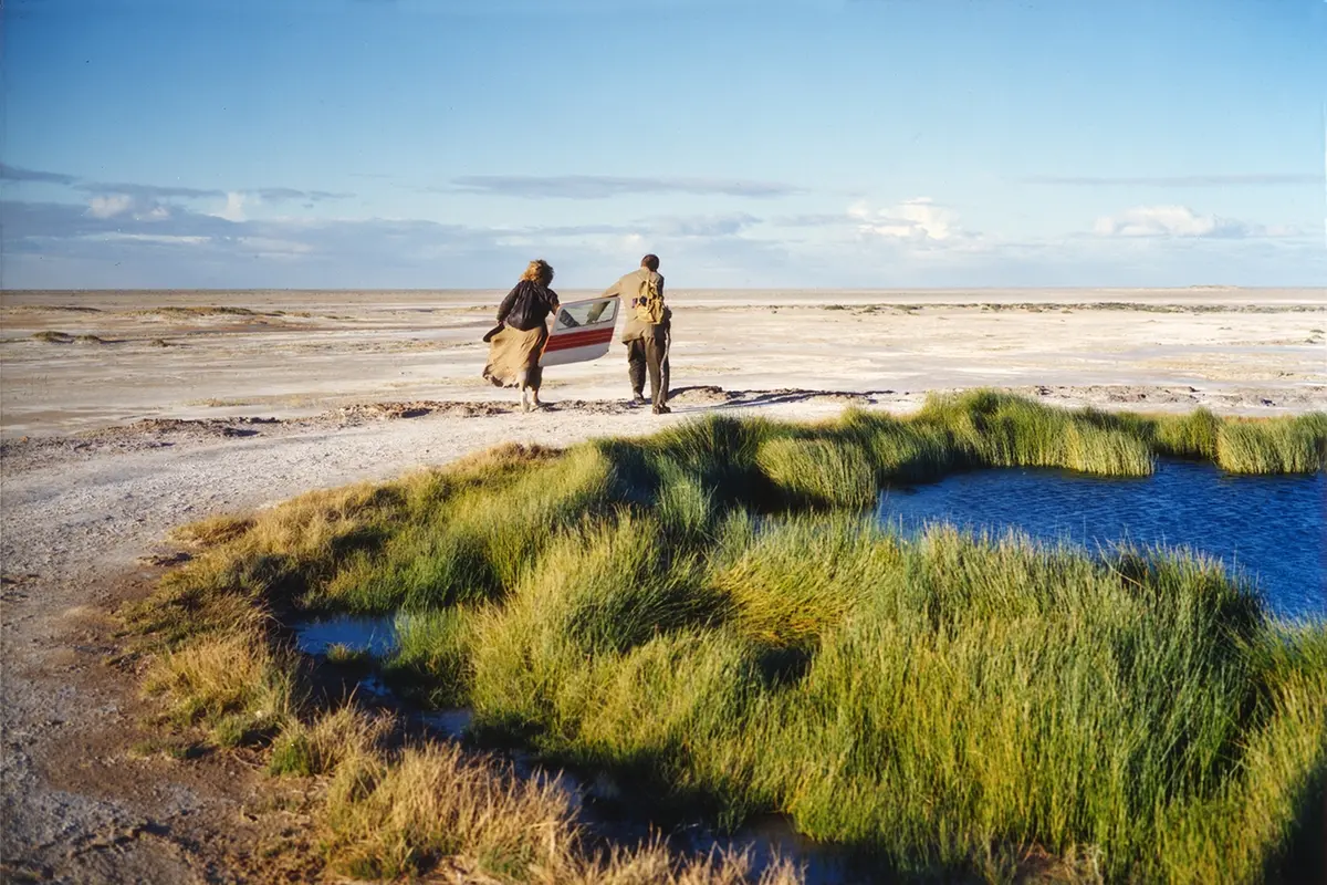 Solveig Dommartin in Until the End of the World - Director\\'s Cut by Wim Wenders \\u00A9 1994 Road Movies \\u2013 Argos Films Courtesy of Wim Wenders Stiftung \\u2013 Argos Films , Wim Wenders Stiftung