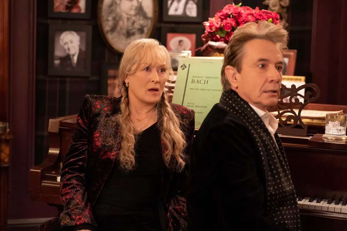 Meryl Streep e Martin Short in Only Murders in the Building