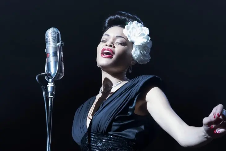 Andra Day stars in THE UNITED STATES VS. BILLIE HOLIDAY from Paramount Pictures. Photo Credit: Takashi Seida.