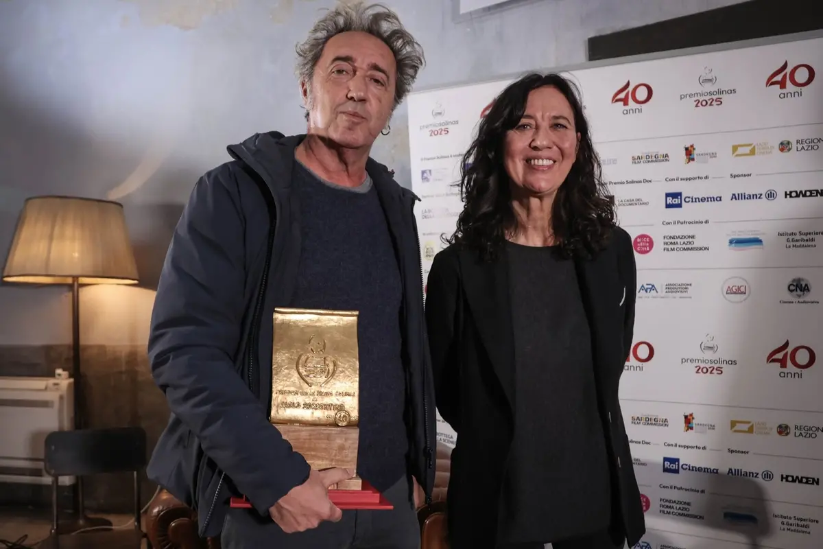 Paolo Sorrentino e Annamaria Granatello al Premio Solinas 40