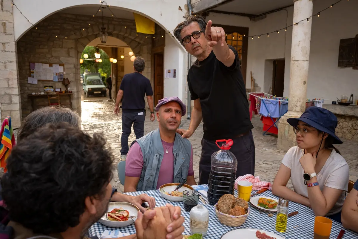 Checco Zalone e Gennaro Nunziante sul set di Buen camino