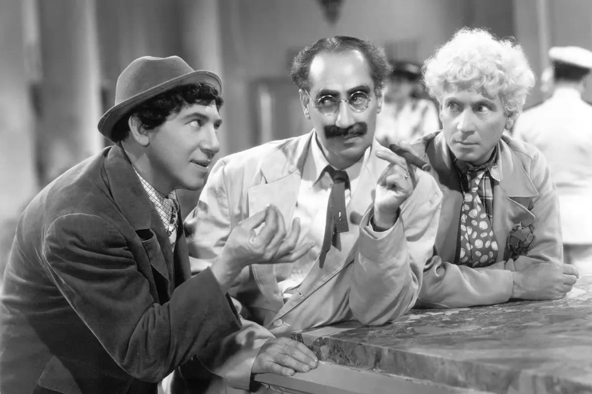 Groucho Marx, Chico Marx, Harpo Marx in Una notte a Casablanca, @Webphoto