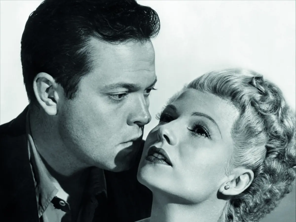 Orson Welles e Rita Hayworth in La signora di Shangai