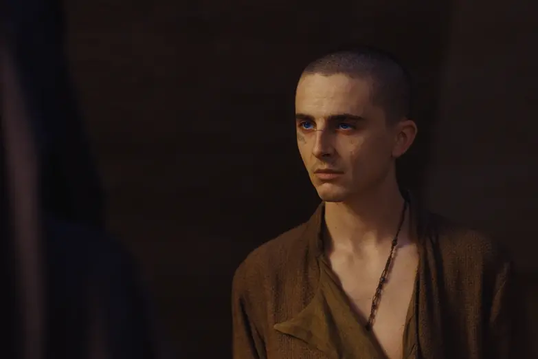 TIMOTH\\u00C9E CHALAMET as Paul Atreides in Warner Bros. Pictures and Legendary Pictures\\u2019 action adventure \\u201CDUNE: PART THREE,\\u201D a Warner Bros. Pictures release. Photo Credit: Photo Courtesy Warner Bros. Pictures