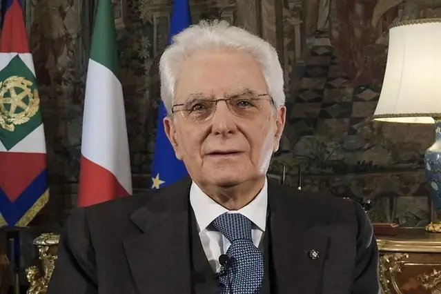 Il Presidente della Repubblica Sergio Mattarella