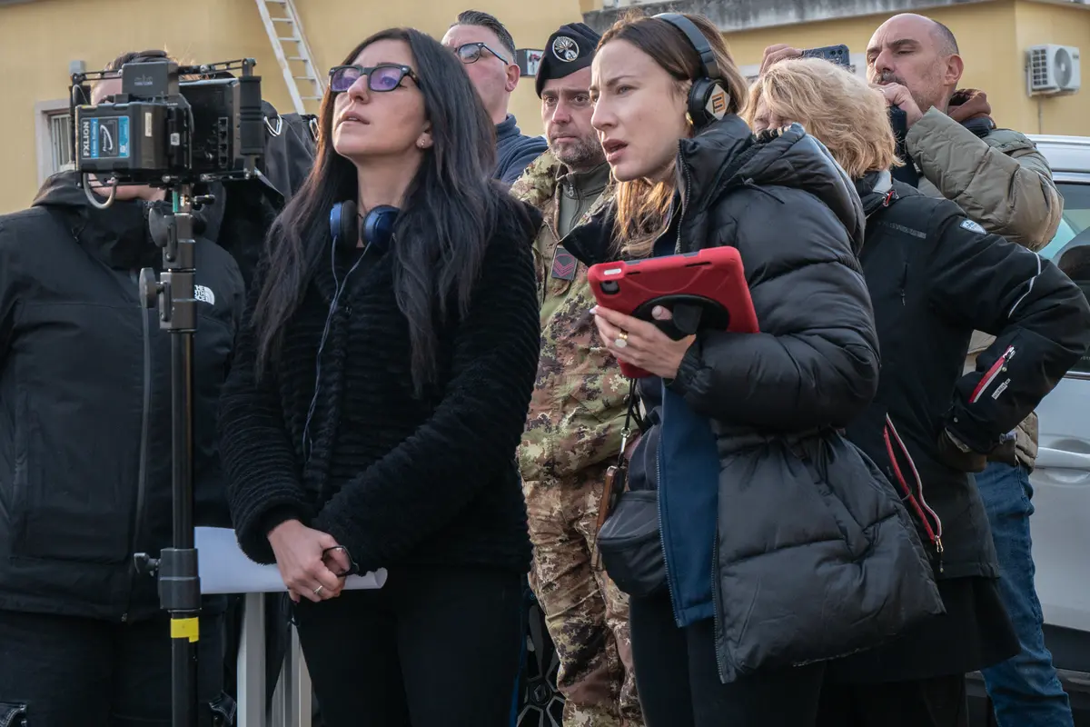 Alessia Bottone sul set