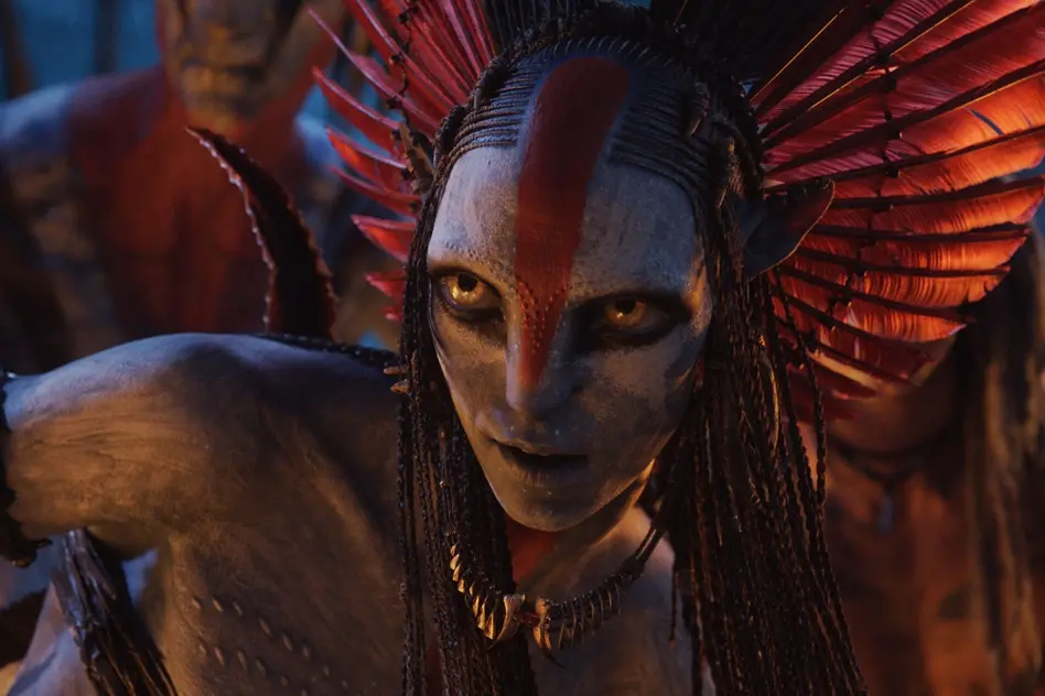 Varang (Oona Chaplin) in 20th Century Studios\\' AVATAR: FIRE AND ASH. Photo courtesy of 20th Century Studios. \\u00A9 2025 20th Century Studios. All Rights Reserved. , 20TH CENTURY STUDIOS