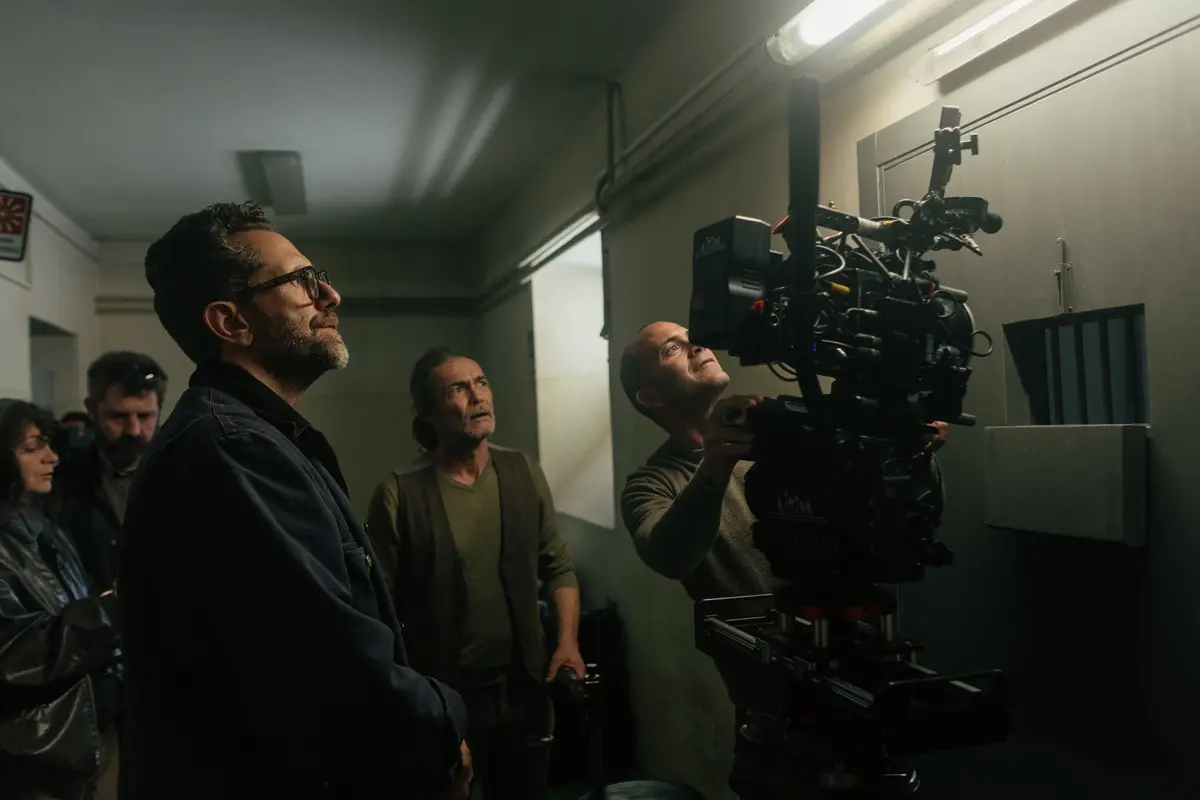 Roberto De Paolis Maino sul set di Serpenti - Foto Paolo Modugno