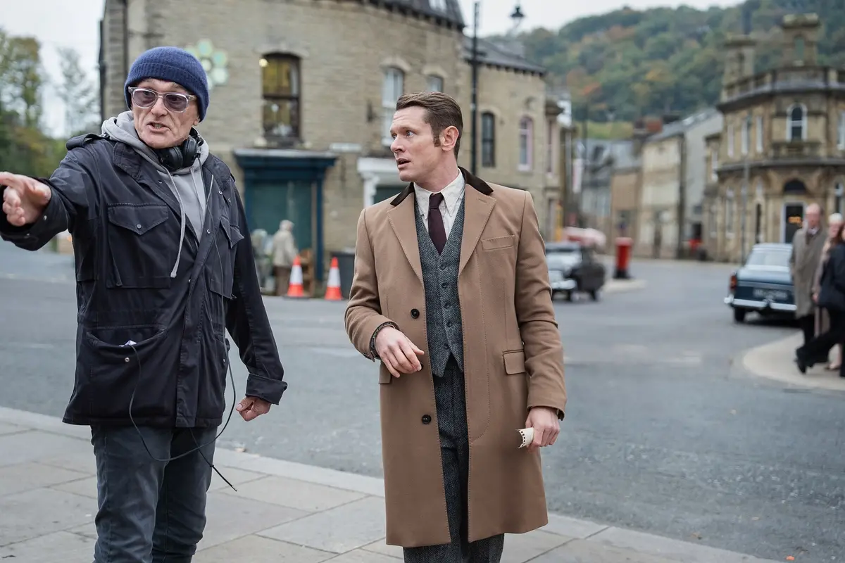 Danny Boyle sul set del film - STUDlOCANAL