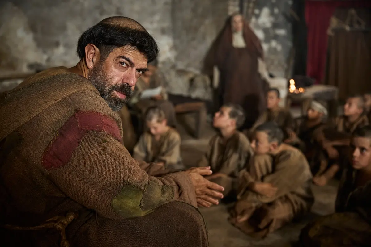 Pierfrancesco Favino in Dio ride , Enrico De Luigi