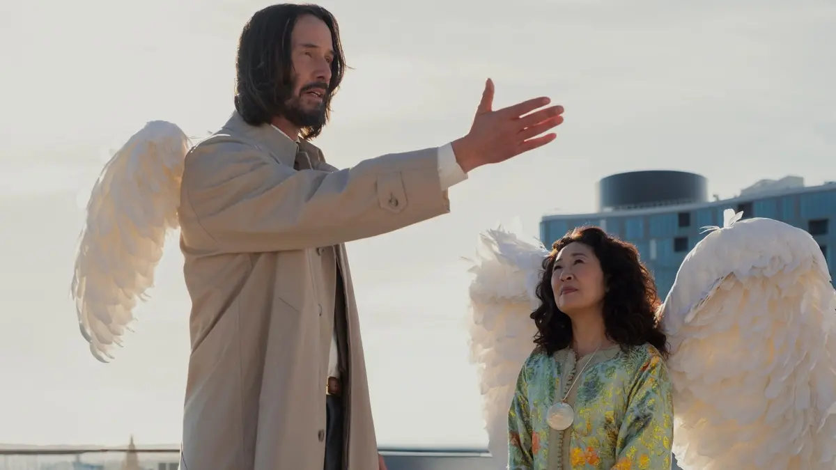 Keanu Reeves e Sandra Oh in Good Fortune