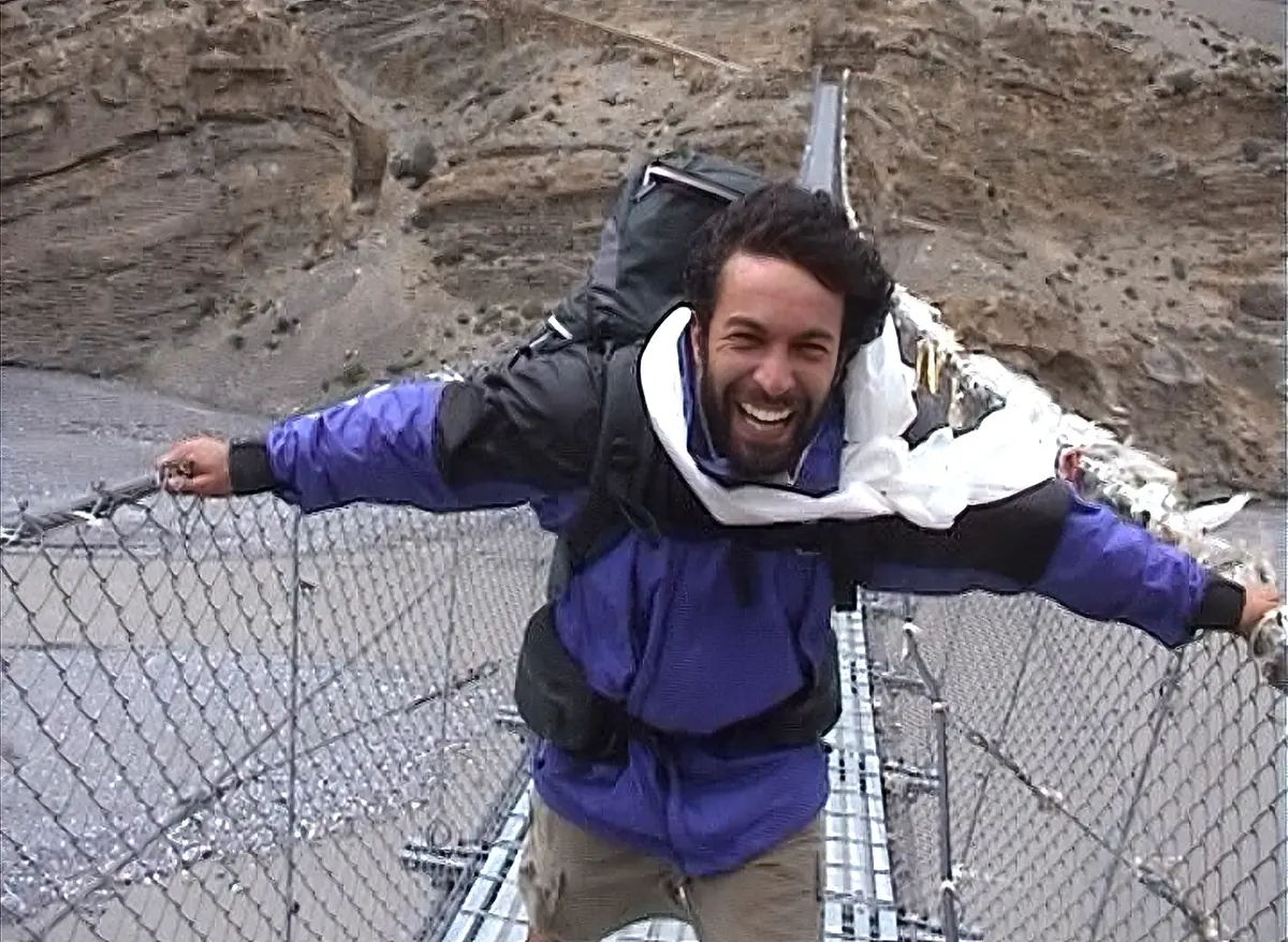 Pietro Taricone in Mustang