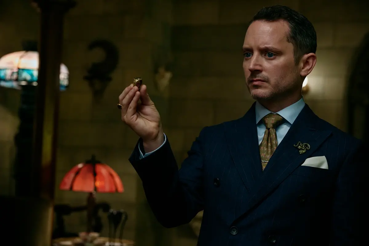 Elijah Wood in READY OR NOT 2: HERE I COME. Photo by Searchlight Pictures/Pief Weyman, Courtesy of Searchlight Pictures. © 2026 Searchlight Pictures. All Rights Reserved.