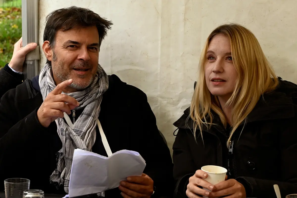 Fran\\u00E7ois Ozon e Ludivine Sagnier sul set di Sotto le foglie