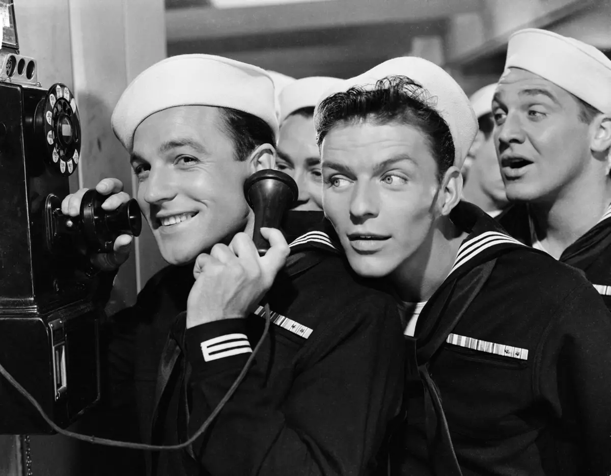 Gene Kelly e Frank Sinatra in Due marinai e una ragazza
