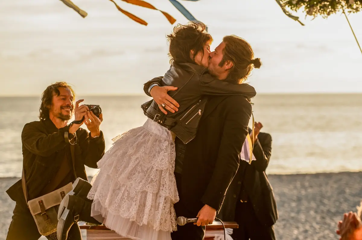 Emanuela Fanelli ed Edoardo Pesce in Il rumore delle cose nuove - Foto Maria Marin