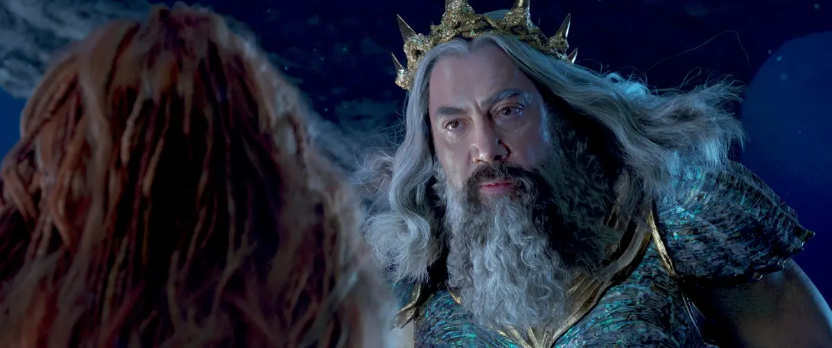 Javier Bardem è il Re Tritone nella Sirenetta di Rob Marshall