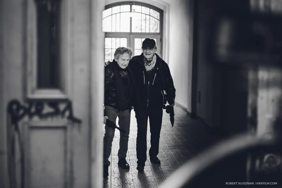 Roman Polanski e Ryszard Horowitz in Hometwon (Credits: Robert S\\u0142uszniak)