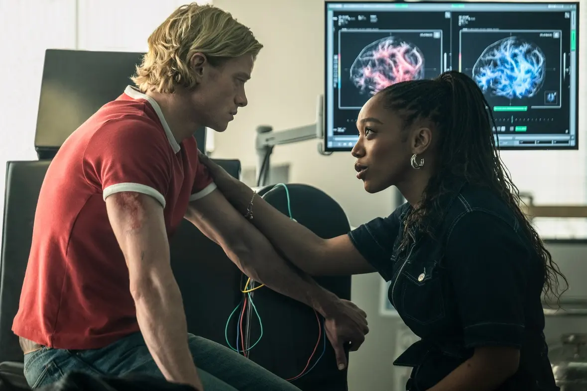 NAOMI ACKIE as Caitlyn Corr and TOM RHYS HARRIES as Matt Hagen in DC Studios\\u2019 \\u201CClayface,\\u201D a Warner Bros. Pictures Release
