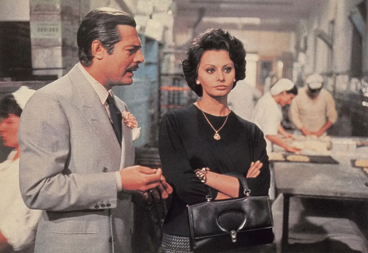 Marcello Mastroianni e Sophia Loren in Matrimonio all'italiana